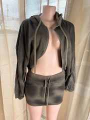 Over size skirt set