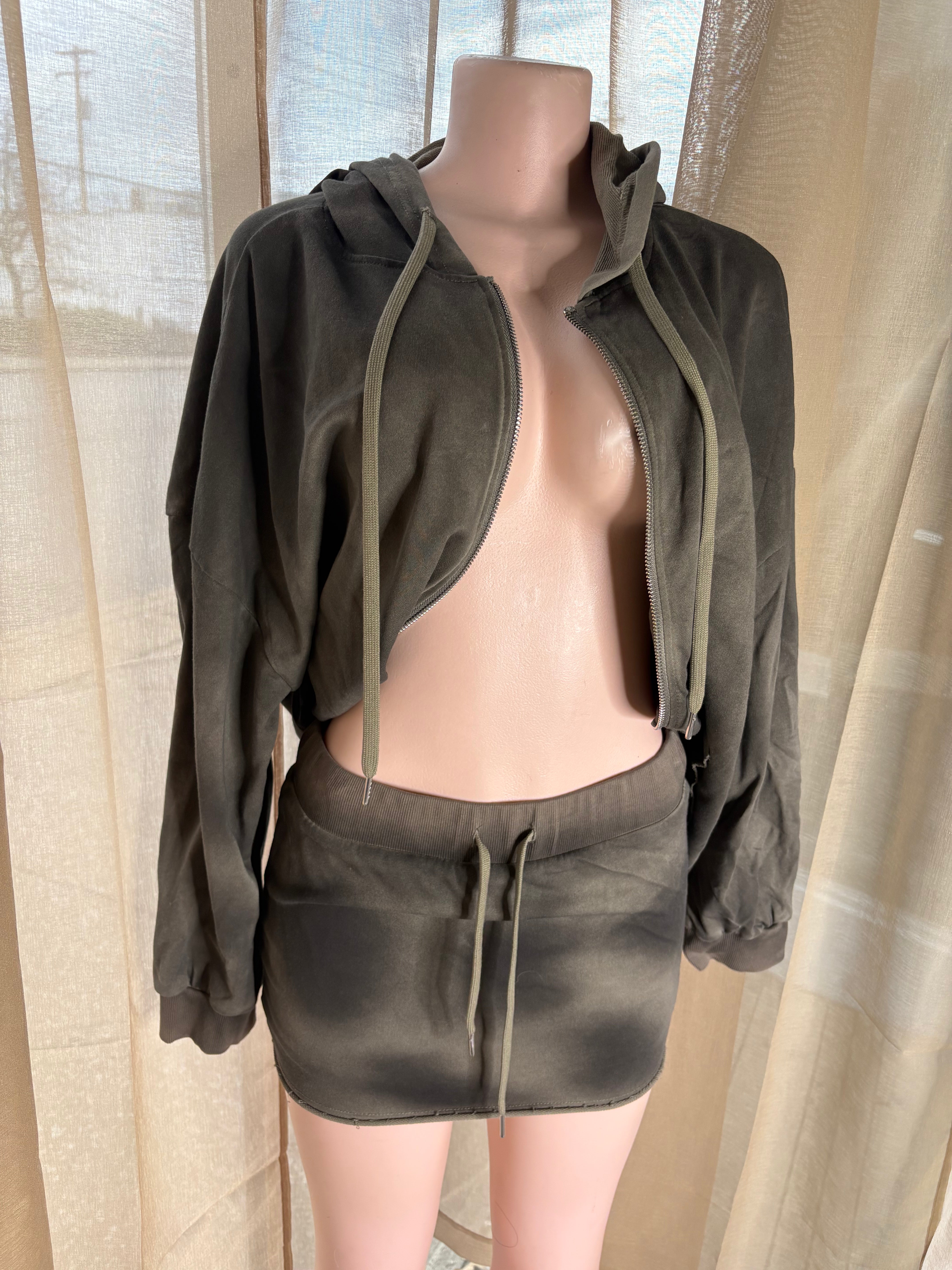 Over size skirt set